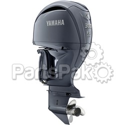 Yamaha LF300ECB F300 300 hp 4.2L V6 Offshore Gray Outboard Boat Motor Without Integrated Digital Electric Steering (Counter Rotation 35