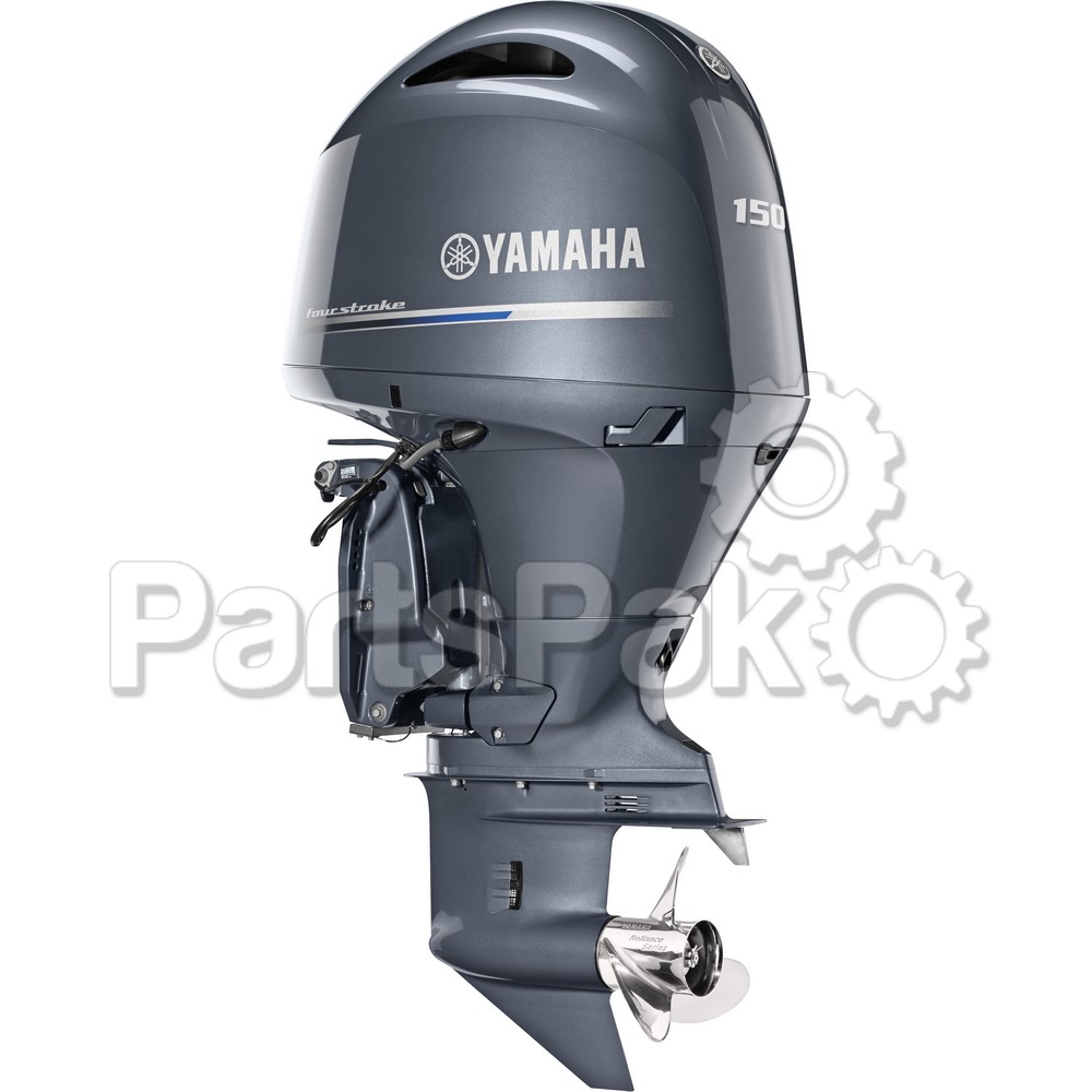 Yamaha F150LB F150 150 hp 2.7L (20" Driveshaft) Electric Start Trim & Tilt 4-stroke Outboard Boat Motor Requires Remote Mechanical Controls