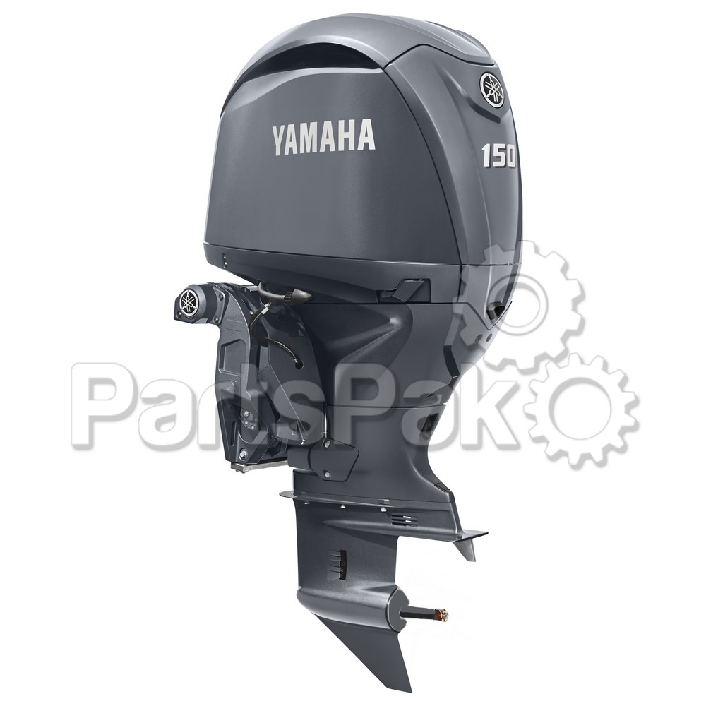Yamaha F150LC F150 150 hp 2.7L (20" Driveshaft) Gray Electric Start Trim & Tilt 4-stroke Outboard Boat Motor (Requires Remote Mechanical Controls)(Integrated Hydraulic Cylinder - Requires Boat 
