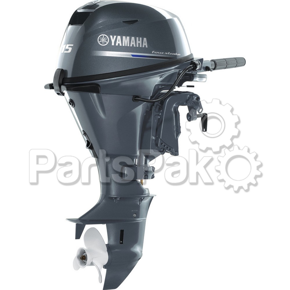Yamaha F15SEHA F15 15 hp (15" Short Shaft) Electric Start Tiller Handle 4-stroke Outboard Boat Motor