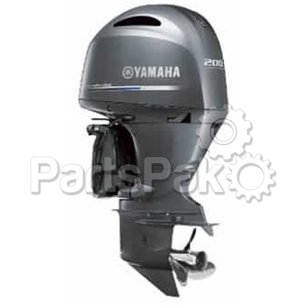 Yamaha F200LCA F200 200 hp 2.8L Long Shaft (20") Electric Start Trim & Tilt 4-stroke Outboard Boat Motor Requires DEC Controls