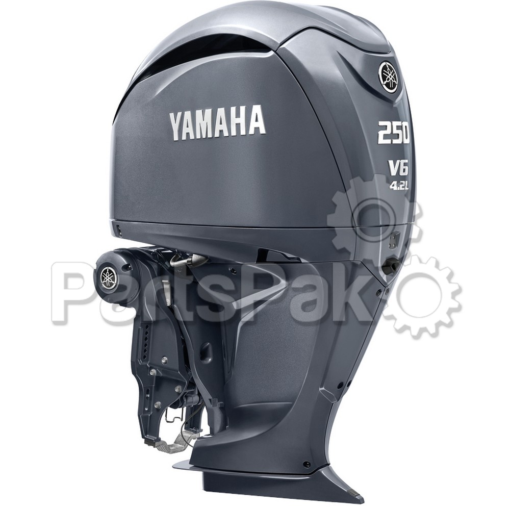 Yamaha F250NCB F250 250 hp 4.2L V6 Offshore Gray Outboard Boat Motor WITHOUT Integrated Digital Electric Steering (Lower Unit Sold Separately)