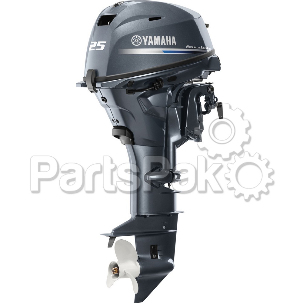 Yamaha F25LWC F25 25 hp (20" Driveshaft) Electric & Manual Start 4-stroke Outboard Boat Motor