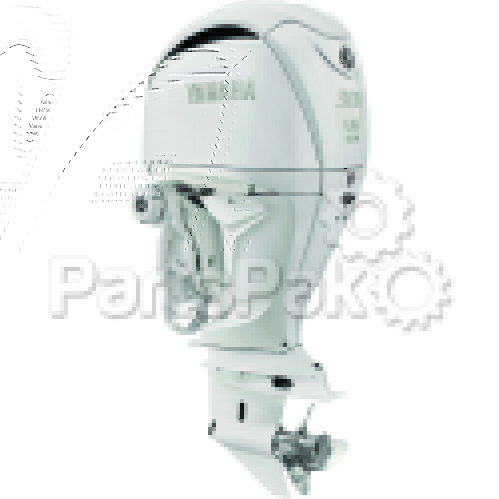Yamaha F300ESB2 F300 300 hp 4.2L V6 Offshore White Outboard Boat Motor With Integrated Digital Electric Steering (Standard Rotation 35" Shaft Lower Unit)