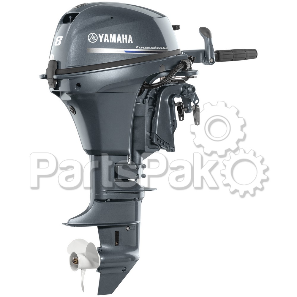 Yamaha F8LMHB F8 8 hp (20" Driveshaft) Manual Start Tiller Handle 4-stroke Outboard Boat Motor