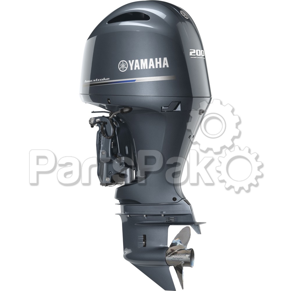 Yamaha LF200XB F200 200 hp 2.8L Counter Rotating XL Shaft (25") Electric Start Trim & Tilt 4-stroke Outboard Boat Motor Requires Remote Mechanical Controls
