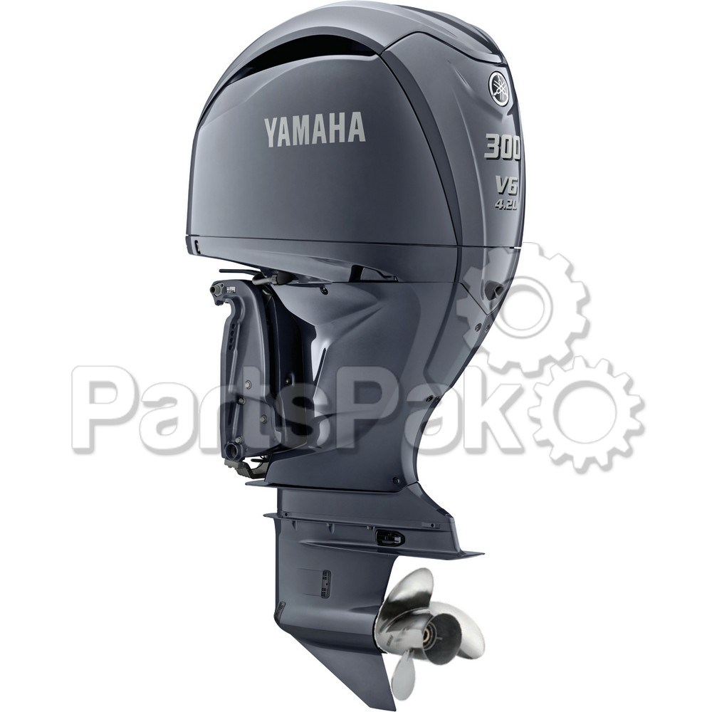 Yamaha LF300ECB F300 300 hp 4.2L V6 Offshore Gray Outboard Boat Motor Without Integrated Digital Electric Steering (Counter Rotation 35" Shaft Lower Unit)