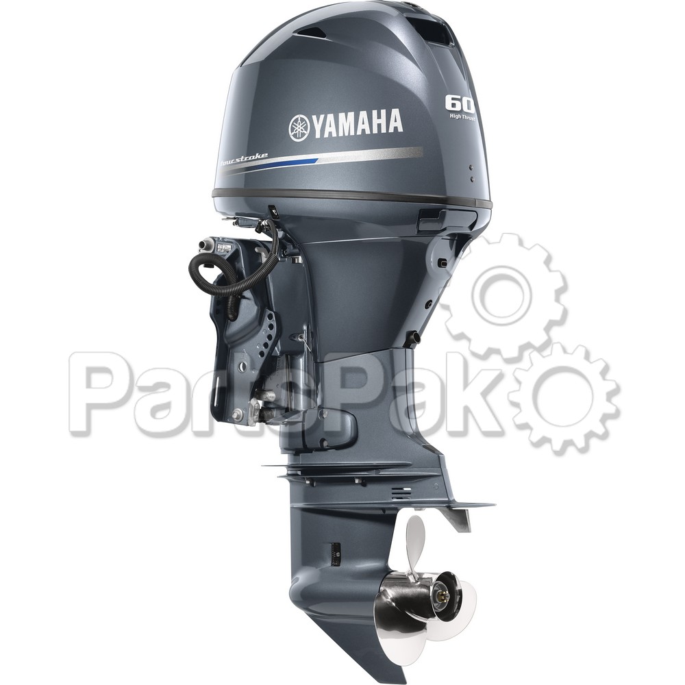 Yamaha T60LB T60 60 hp (20" Driveshaft) Electric Start Trim & Tilt High Thrust Lower Unit 4-stroke Outboard Boat Motor